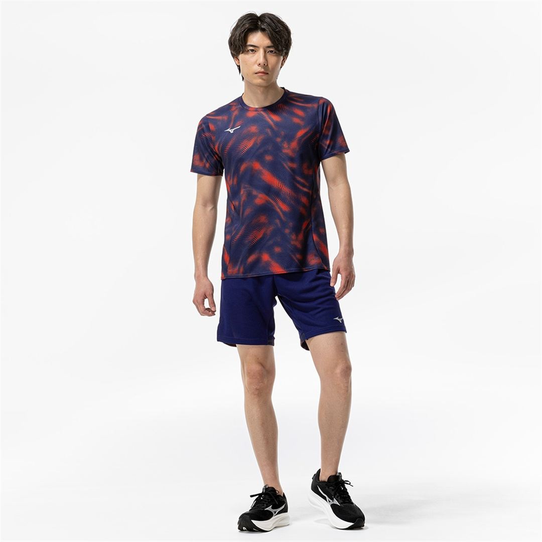 【汗処理／通気】ドライエアロフローTシャツ オレンジコム S