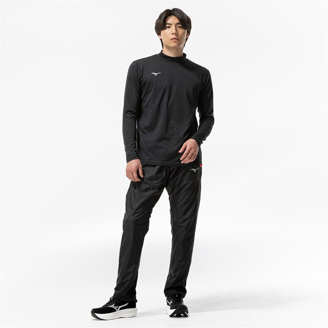 【吸湿発熱】ブレスサーモTシャツ(長袖) ブラック S