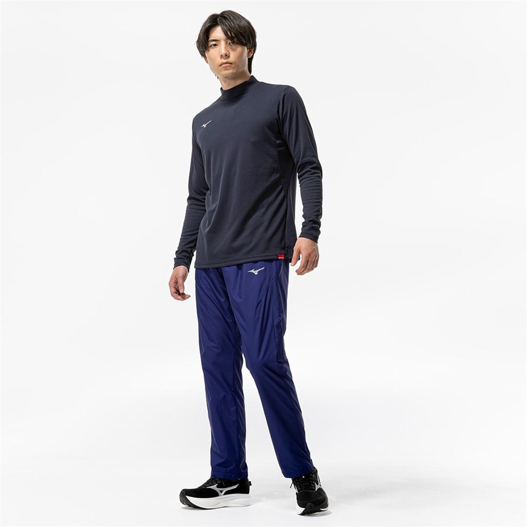 【吸湿発熱】ブレスサーモTシャツ(長袖) ディープネイビー XL