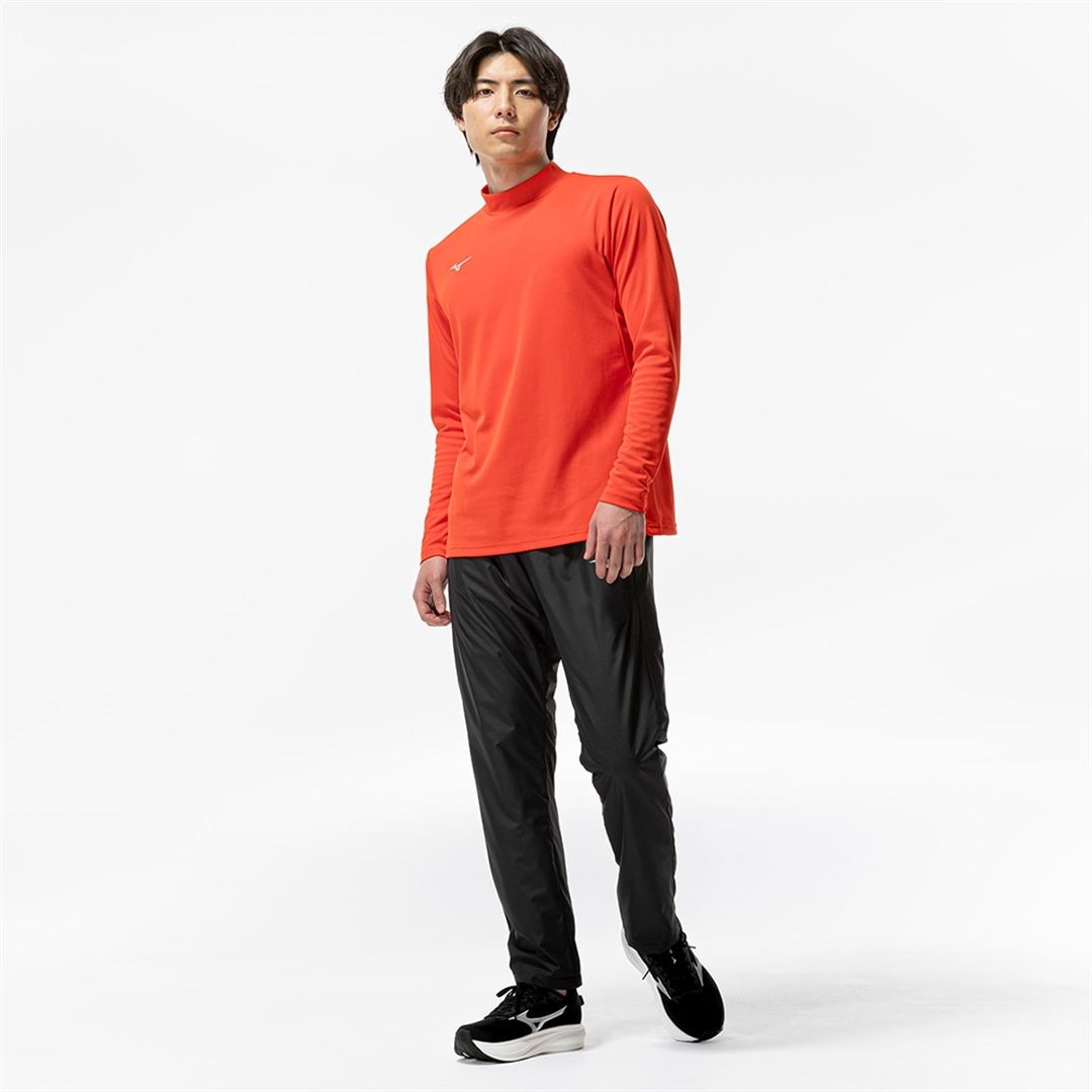 【吸湿発熱】ブレスサーモTシャツ(長袖) オレンジコム XL