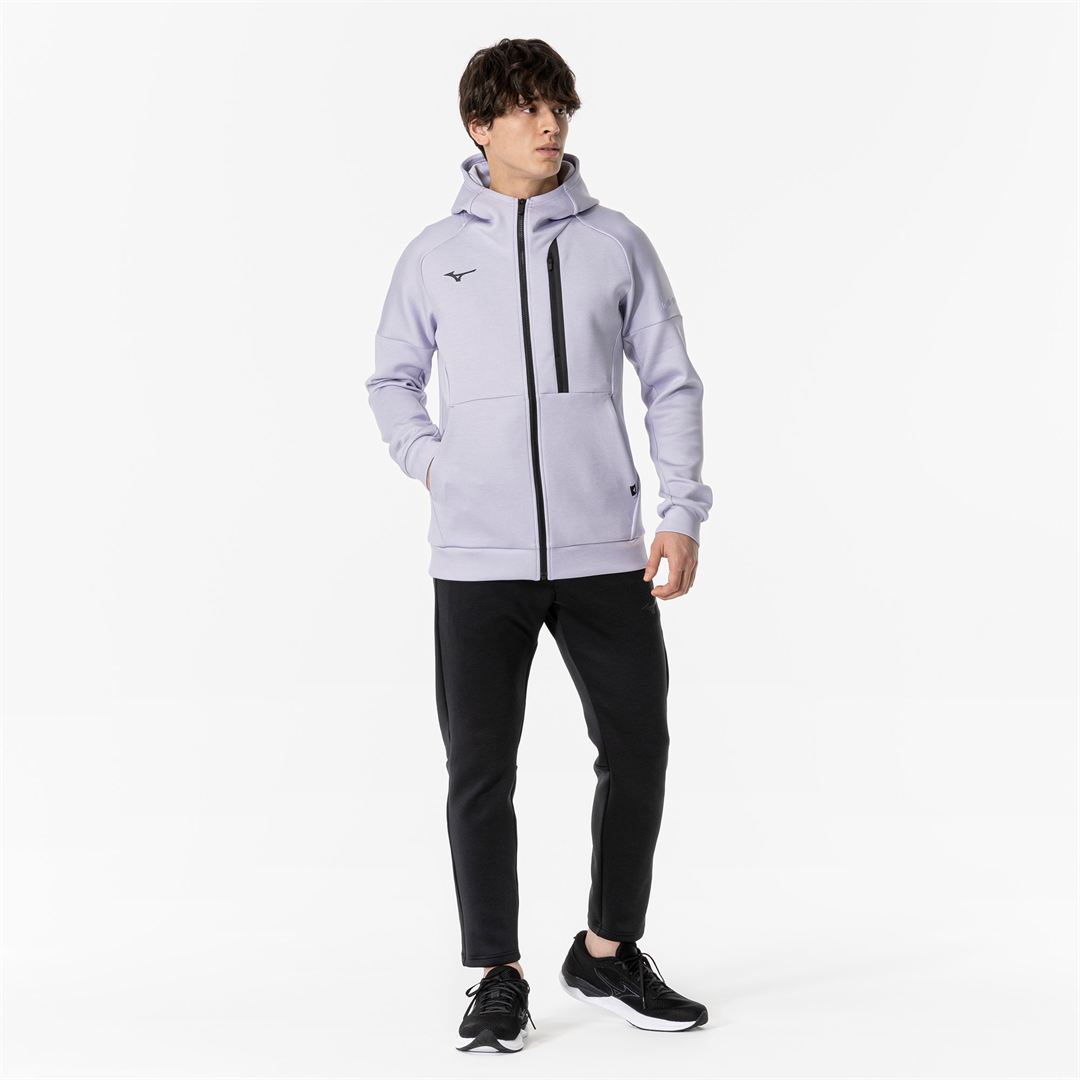 ストレッチスウェットフーディ シスルパープル杢 XS
