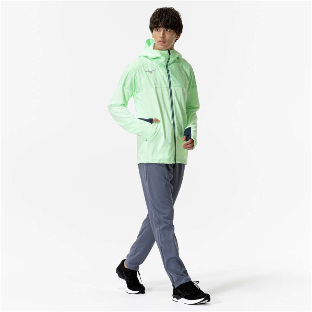 ストレッチクロスフーディ ネオミント XL