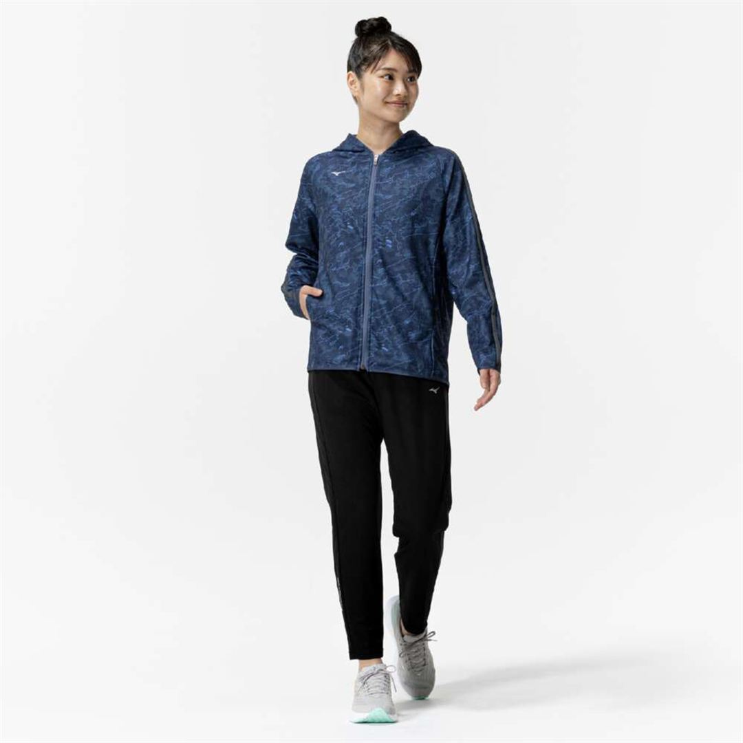 【汗処理／通気】ドライエアロフローフーディ ダークブルー XL