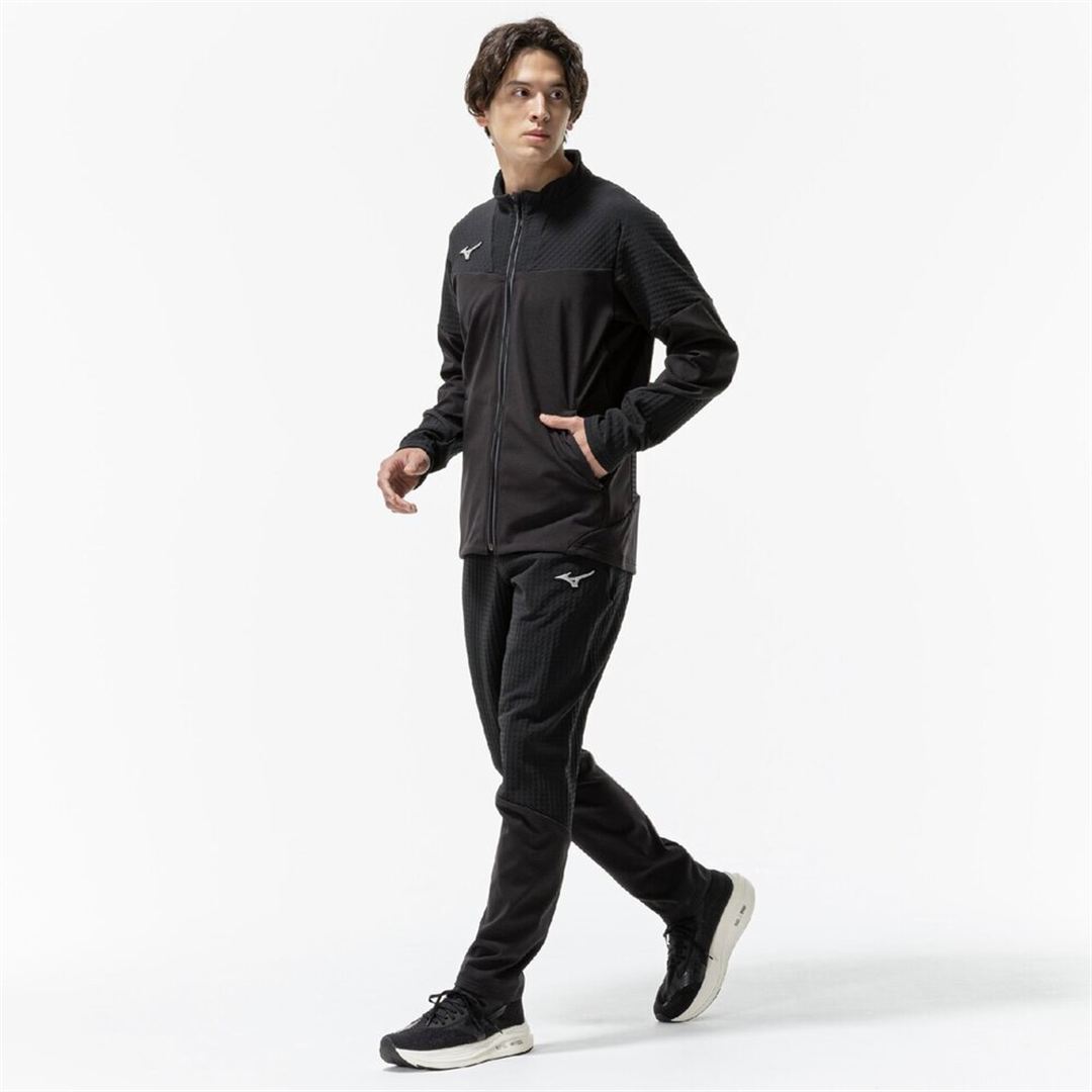 【ストレッチ／防風】テックシールドハイブリッドジャケット ブラック XS