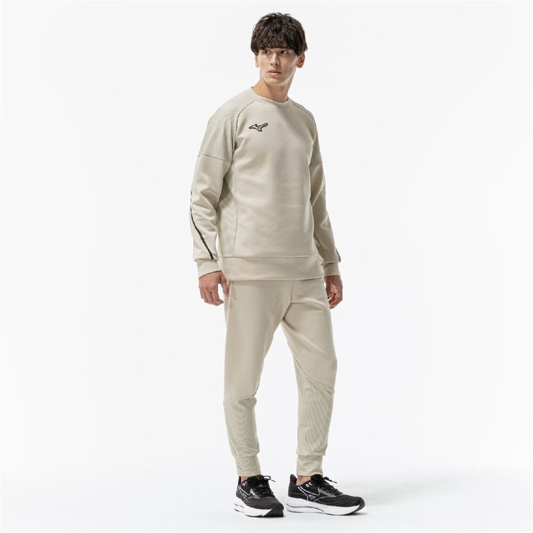 ピーチタッチスウェットクルー シルバーバーチ杢 XS