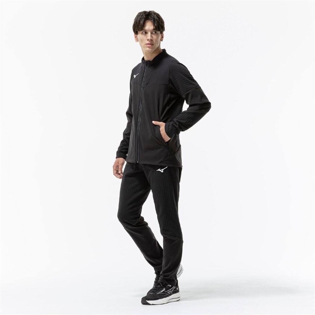 【ストレッチ／防風】テックシールドハイブリッドジャケット ブラック XL