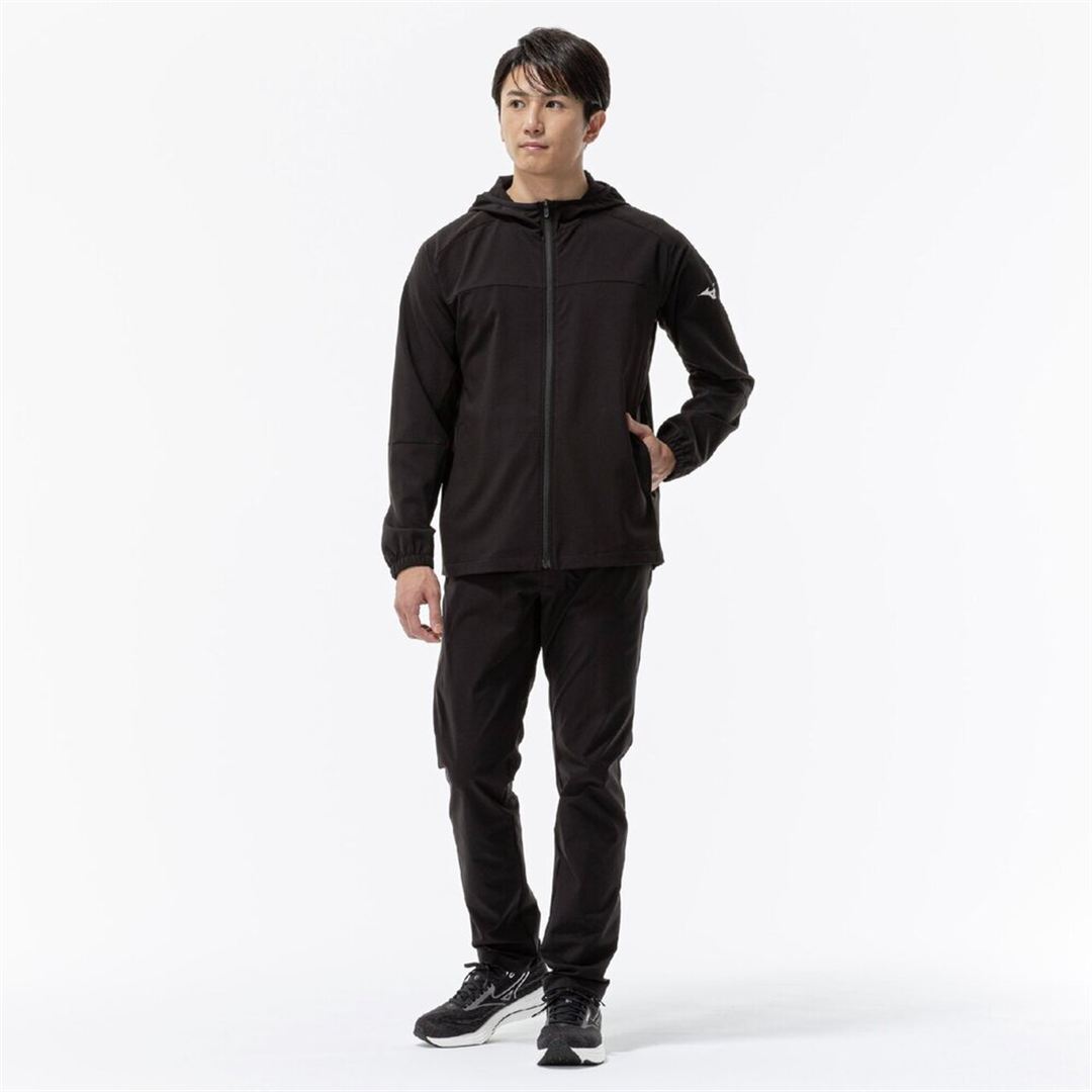 ストレッチムーブクロスジャケット ブラック×ブラック XS