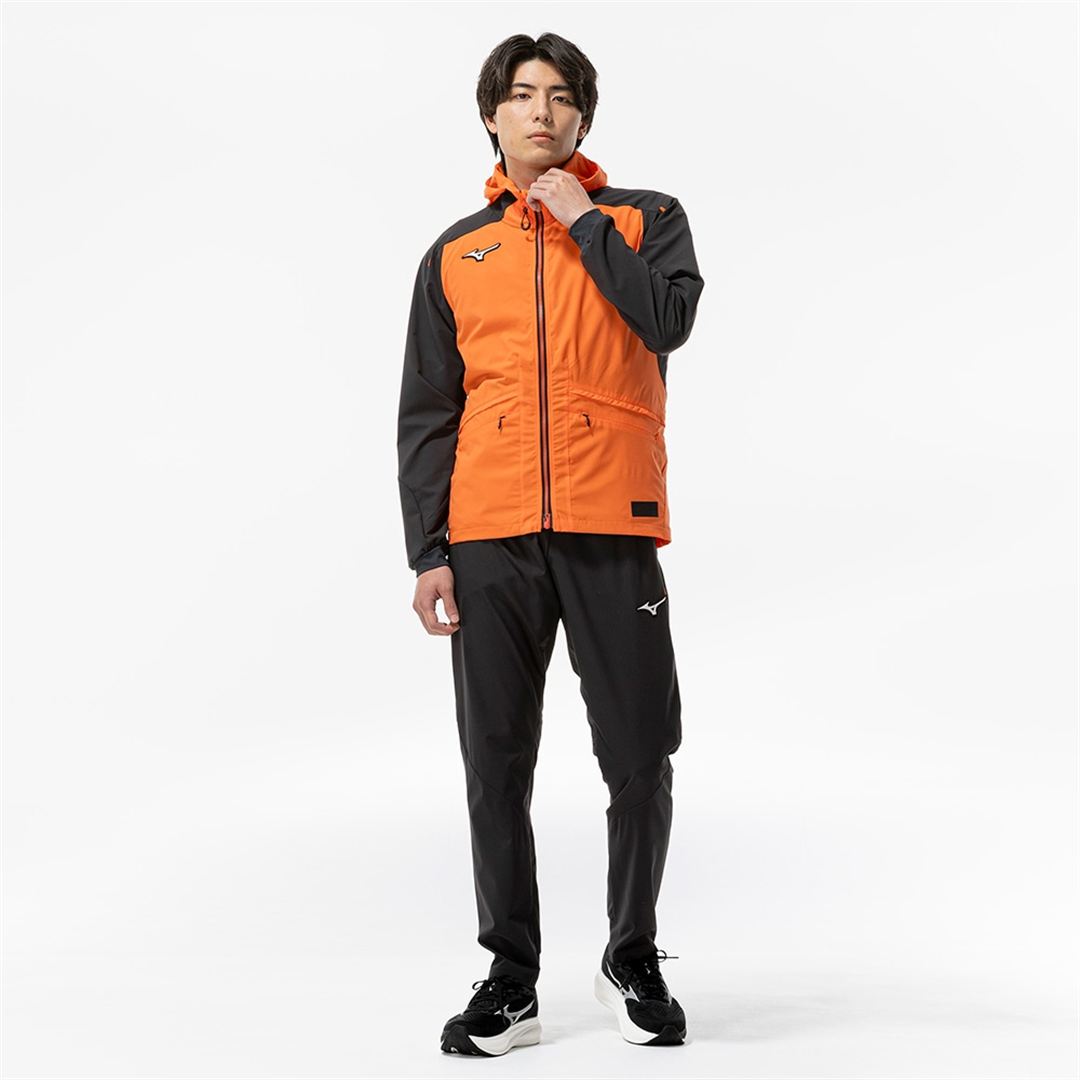ハイブリッド3WAYジャケット サンストーンオレンジ×ブラック XL