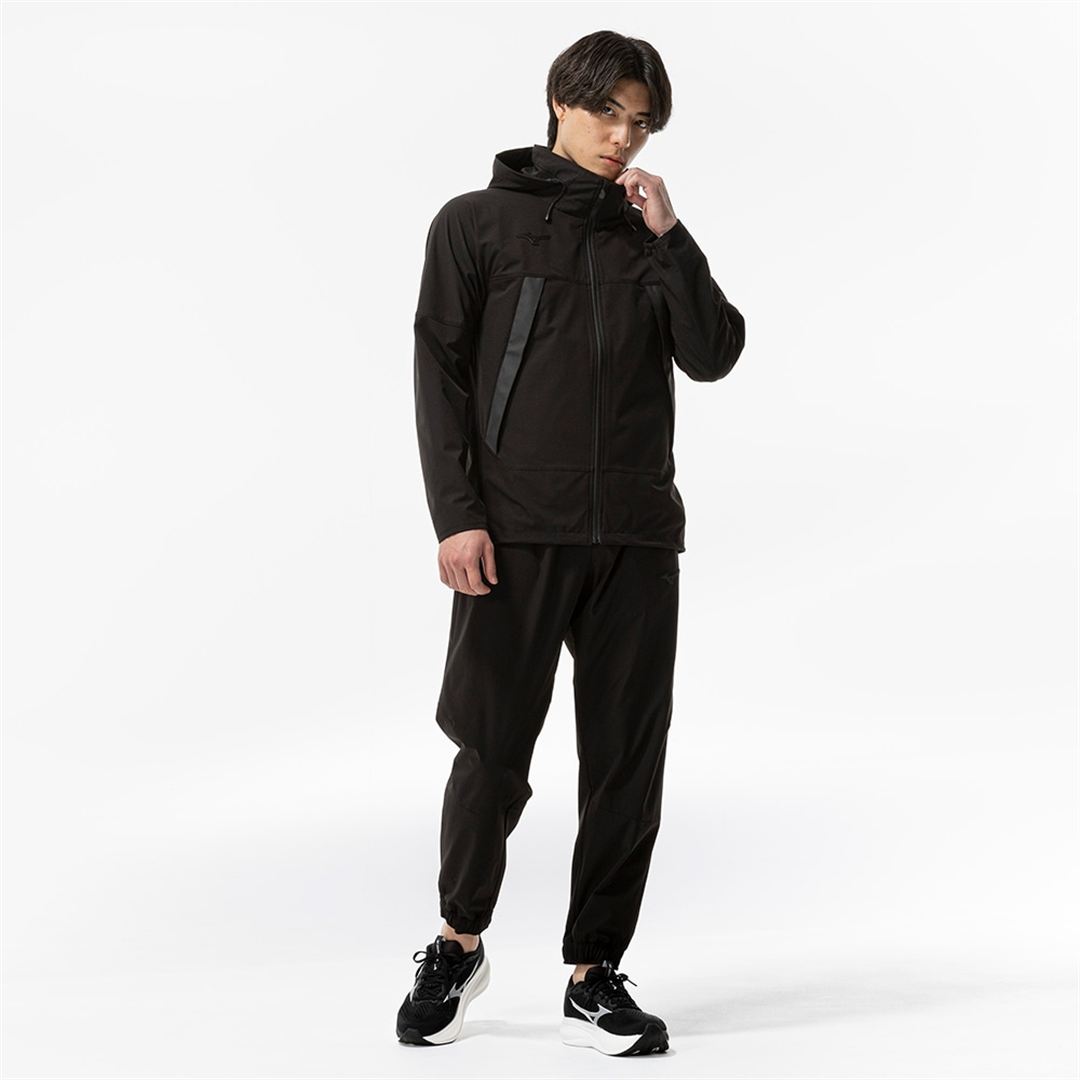 ストレッチウーブンジャケット ブラック XL