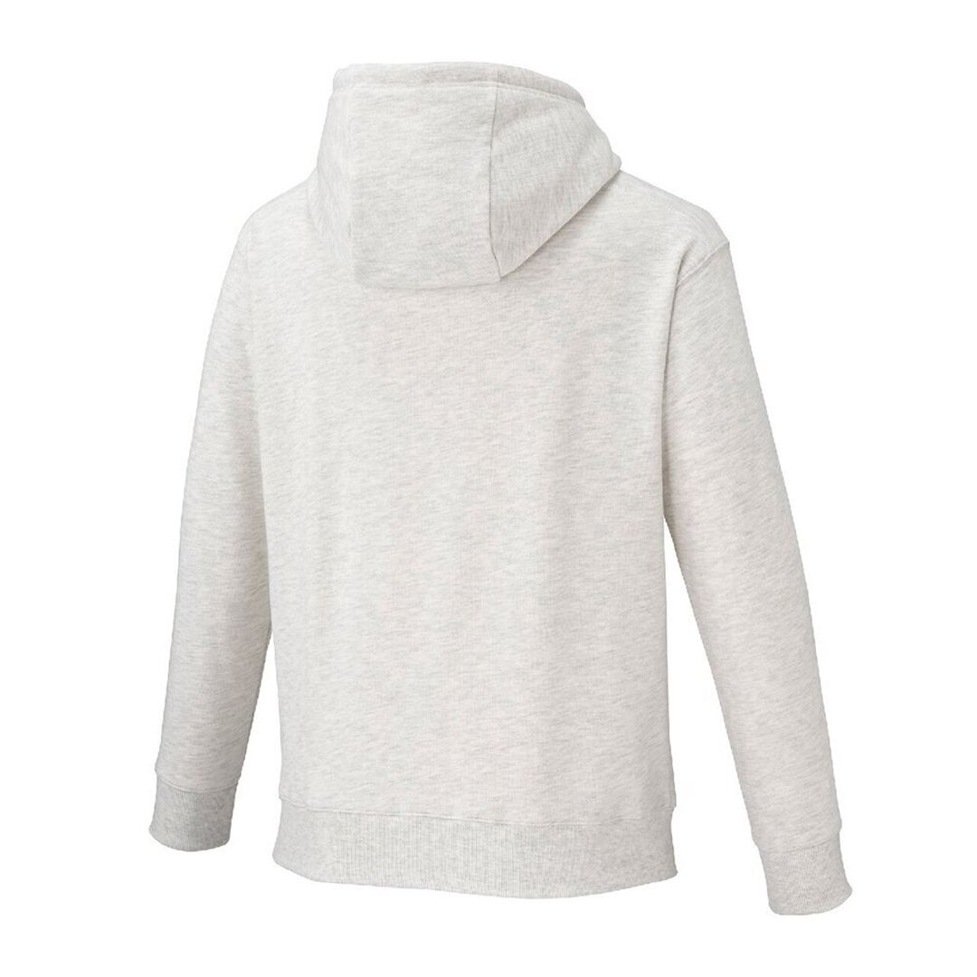 THE MZ SWEAT ワンポイントロゴスウェットフーディ オートミール杢 XL