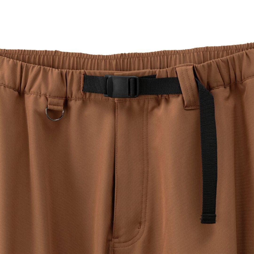 ルーズフィットロングパンツ ブラウン XL