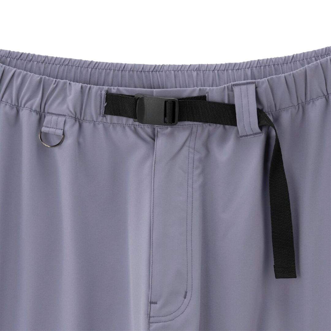 ルーズフィットストレッチロングパンツ グラナイトグレー XS