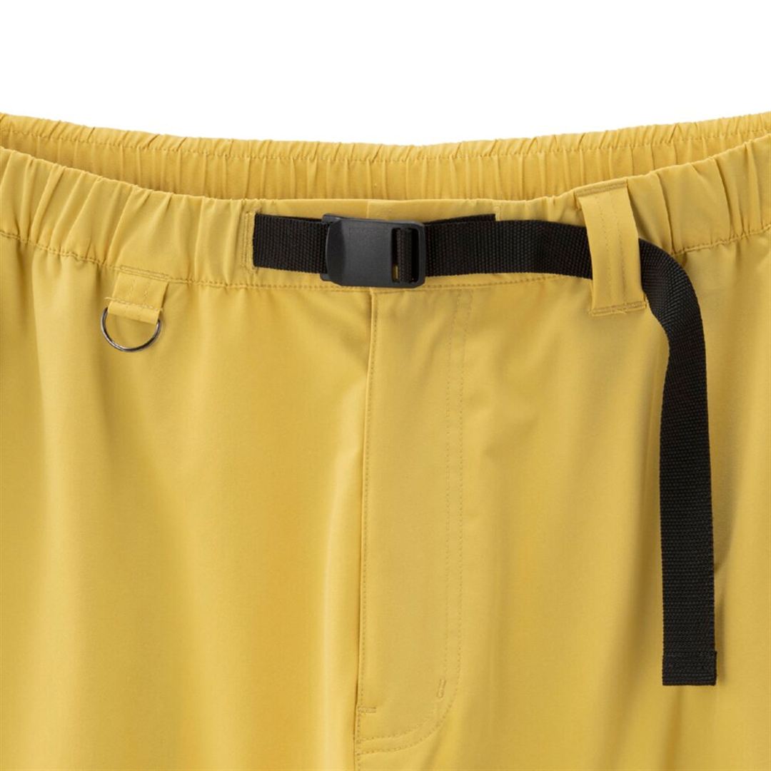 ルーズフィットストレッチロングパンツ ミステッドイエロー XS