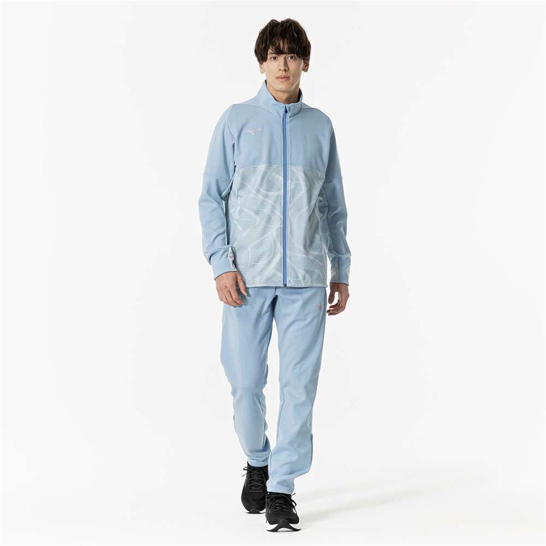 ウォームアップパンツ グレイシアブルー XL