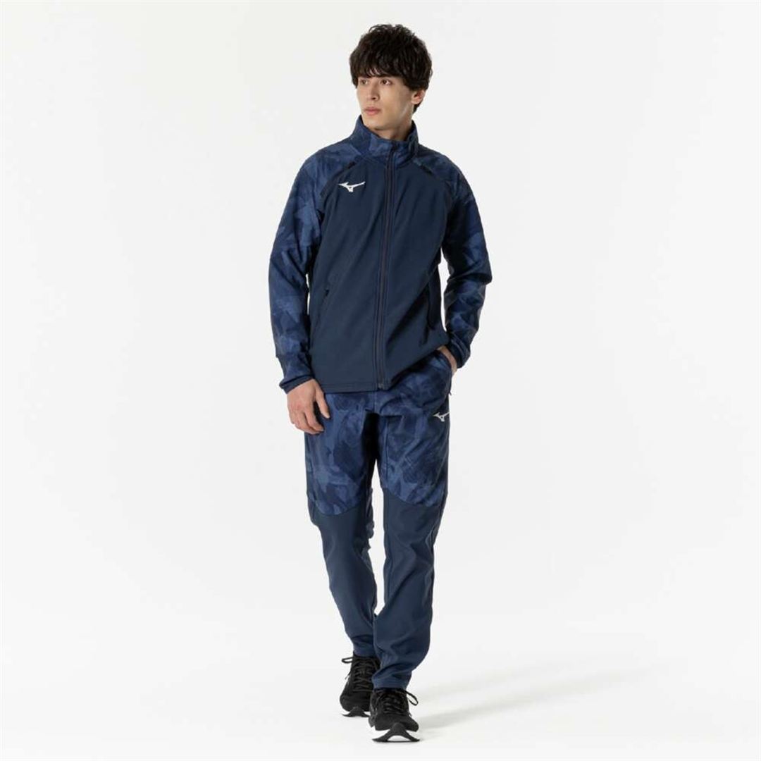【ストレッチ／防風／吸湿発熱】テックシールド×ブレスサーモパンツ ページエントブルー XS