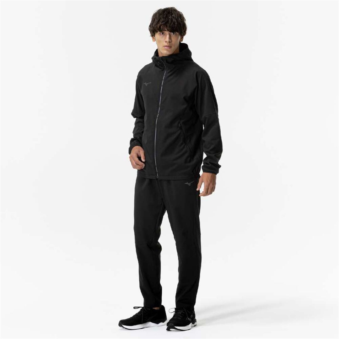 ストレッチクロスパンツ ブラック XL