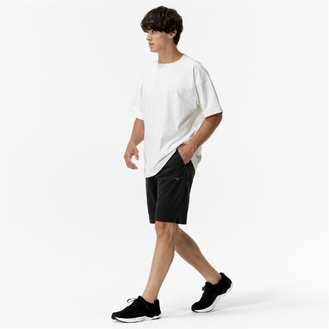 ストレッチハーフパンツ ブラック S