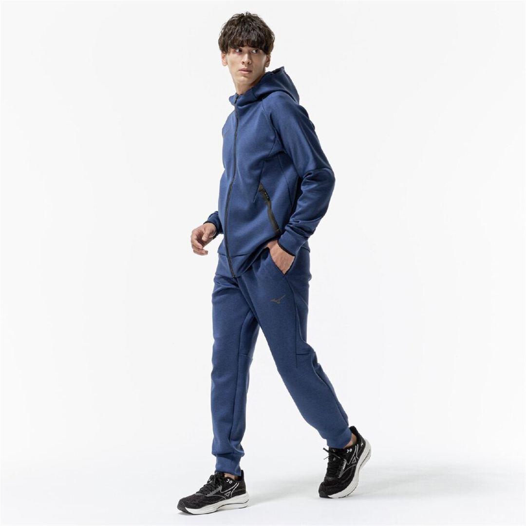 ストレッチスウェットパンツ エステートブルー杢 XS