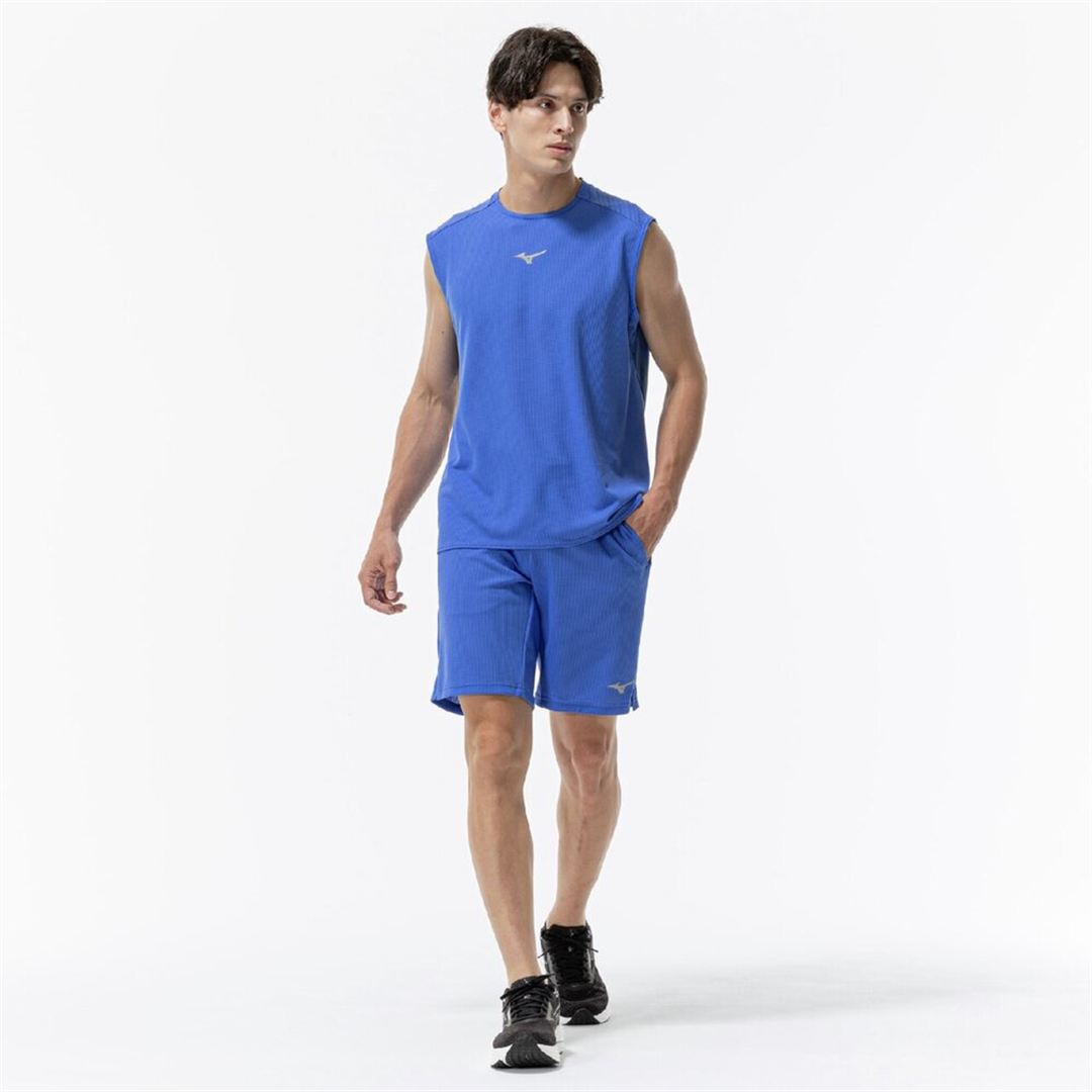 【汗処理／通気】ドライエアロフローハーフパンツ ダズリングブルー XL