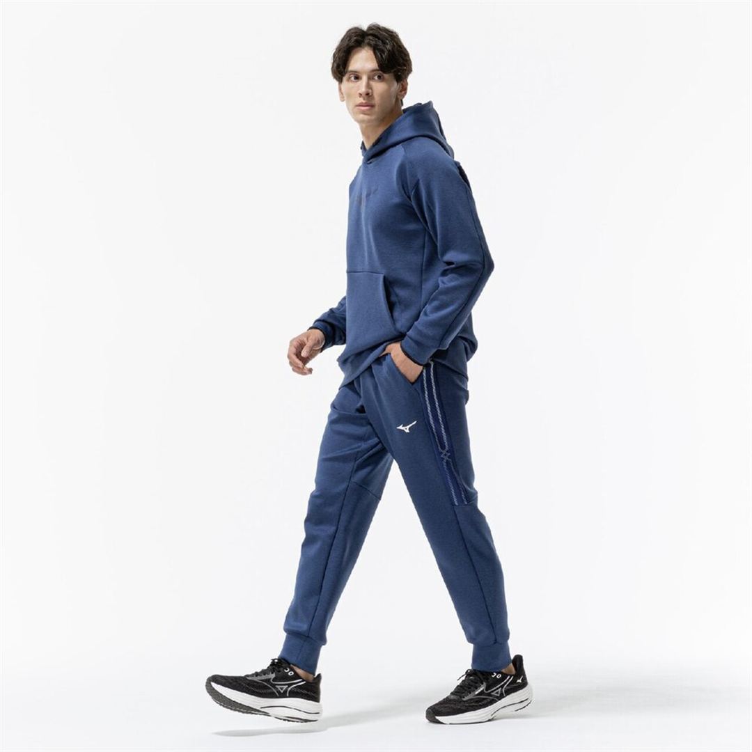 ストレッチスウェットパンツ エステートブルー杢 XS