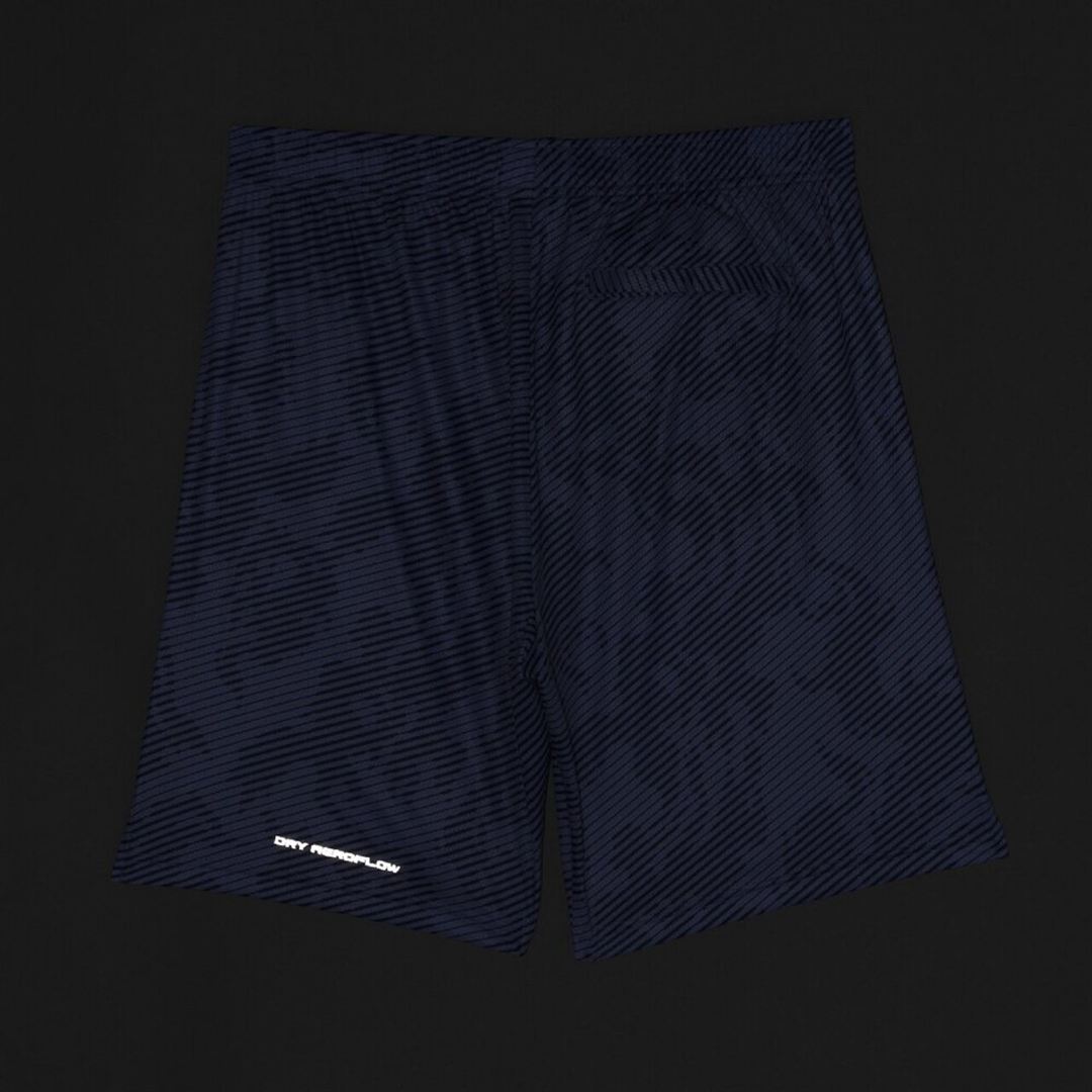 【ミズノ直営限定／汗処理／通気】ドライエアロフローハーフパンツ エステートブルー S