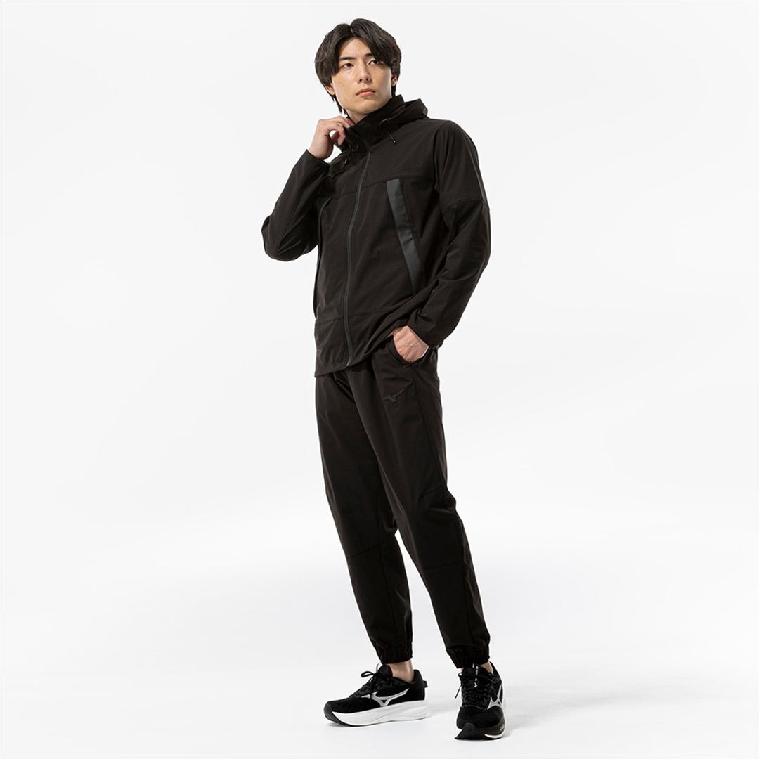 ストレッチウーブンパンツ ブラック XL