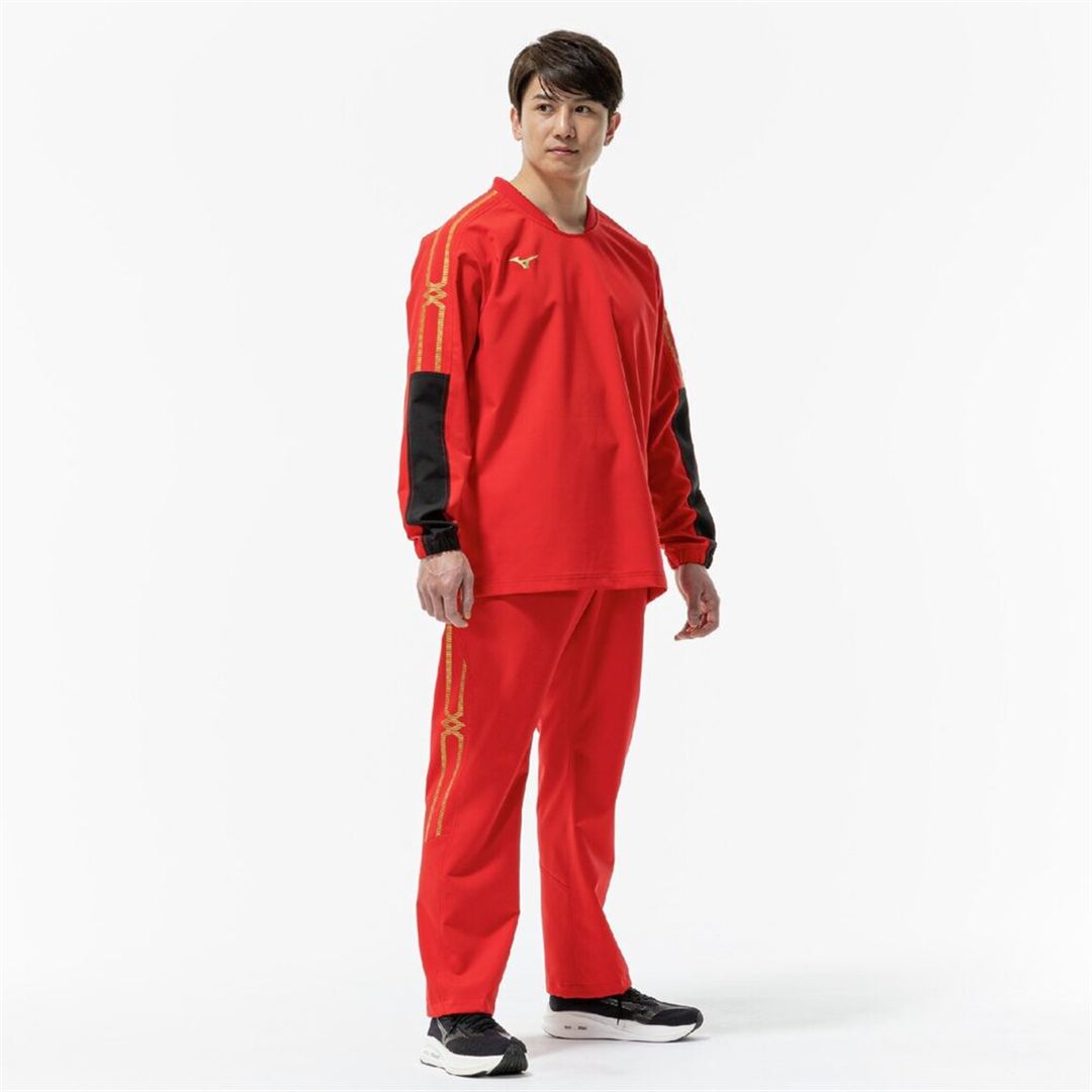 MCライン タフブレーカーシャツ チャイニーズレッド XL