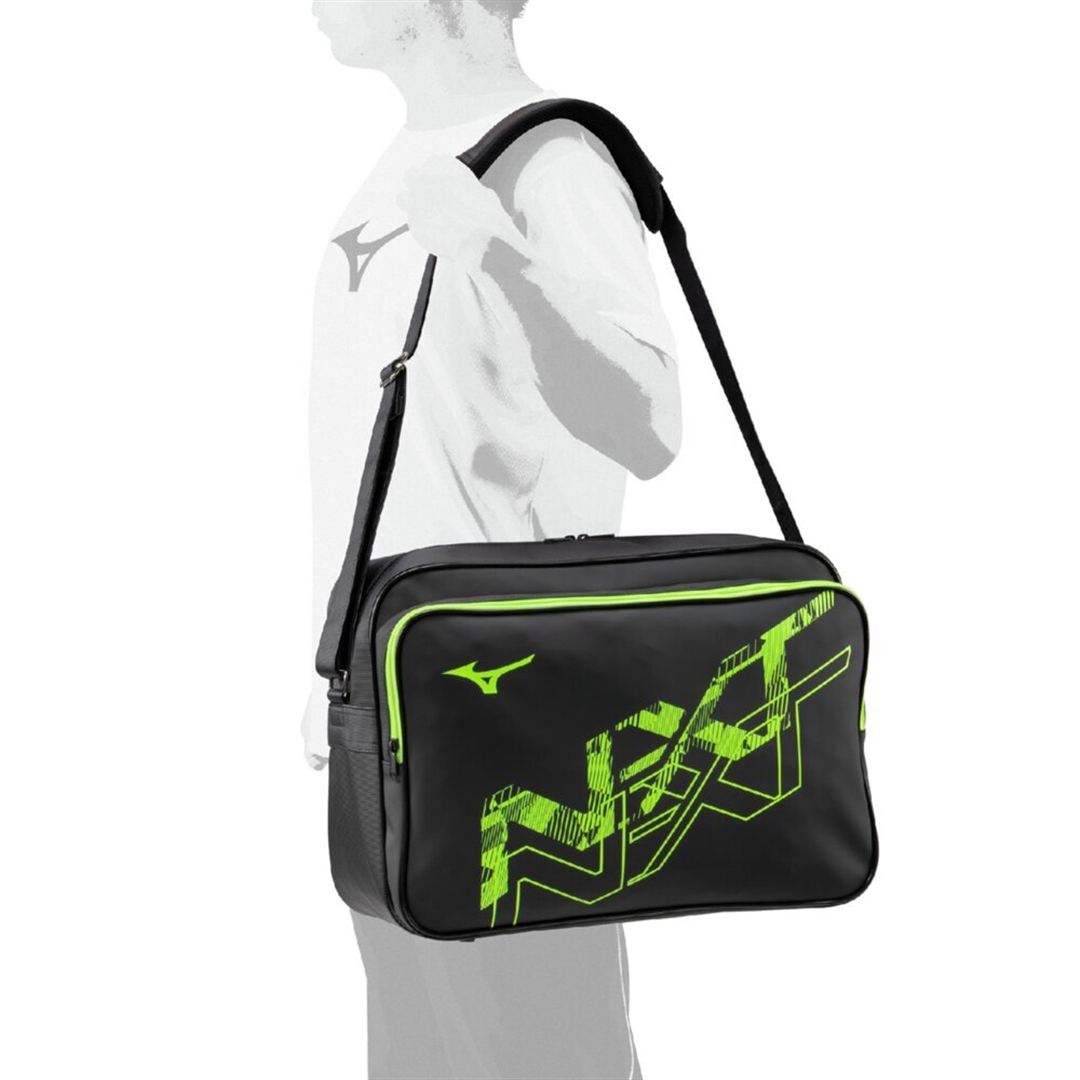 N-XTショルダーバッグ ブラック×ライム