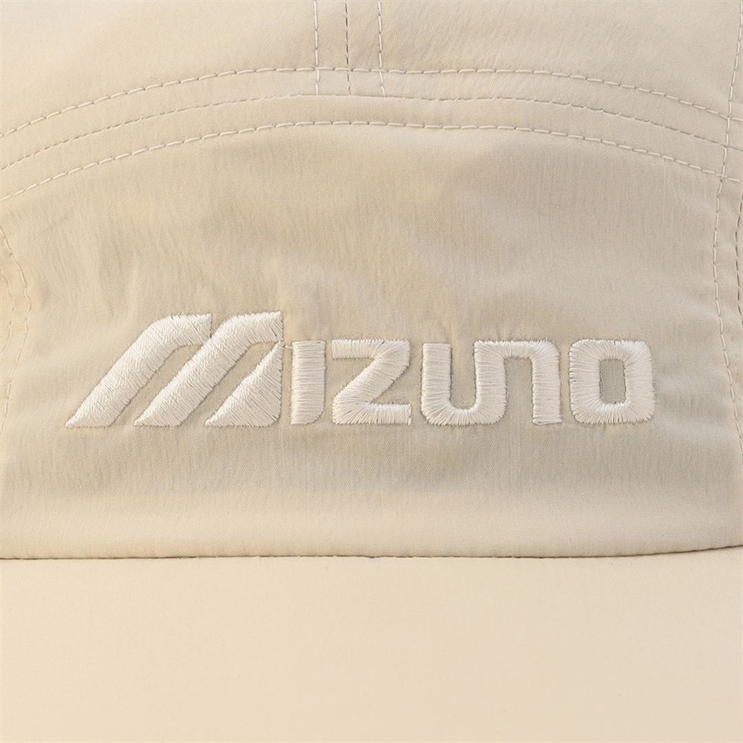 NEW VINTAGE GOLF MIZUNO ロゴ ロングビルキャップ アイボリー 56-60