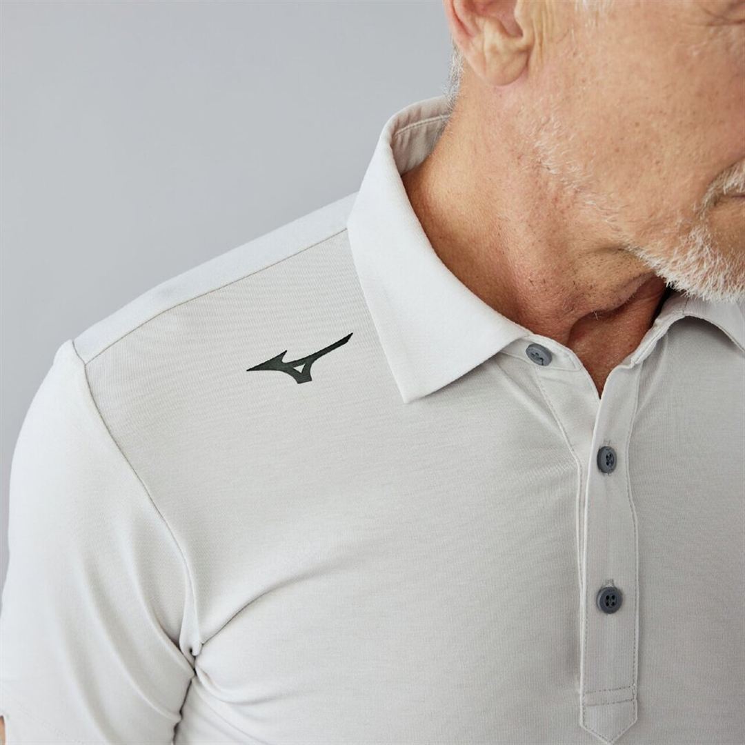 MIZUNOミリオラメントジャージー半袖シャツ シルバーグレー M