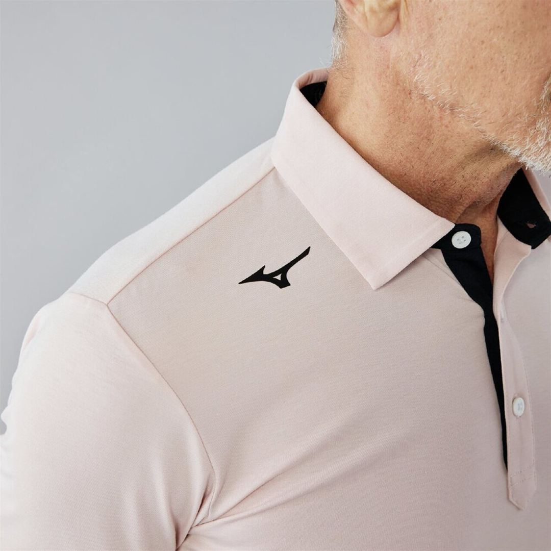 MIZUNOミリオラメントジャージー半袖シャツ ピンク M