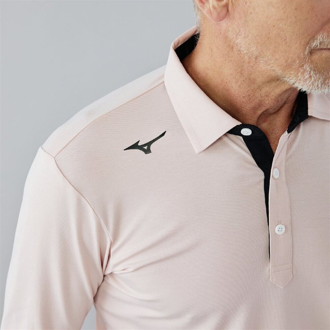 MIZUNOミリオラメントジャージー長袖シャツ ピンク XL