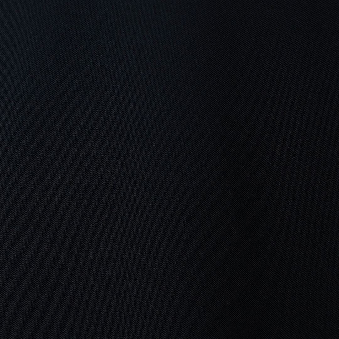 ロングスリーブポロシャツ ブラック XL