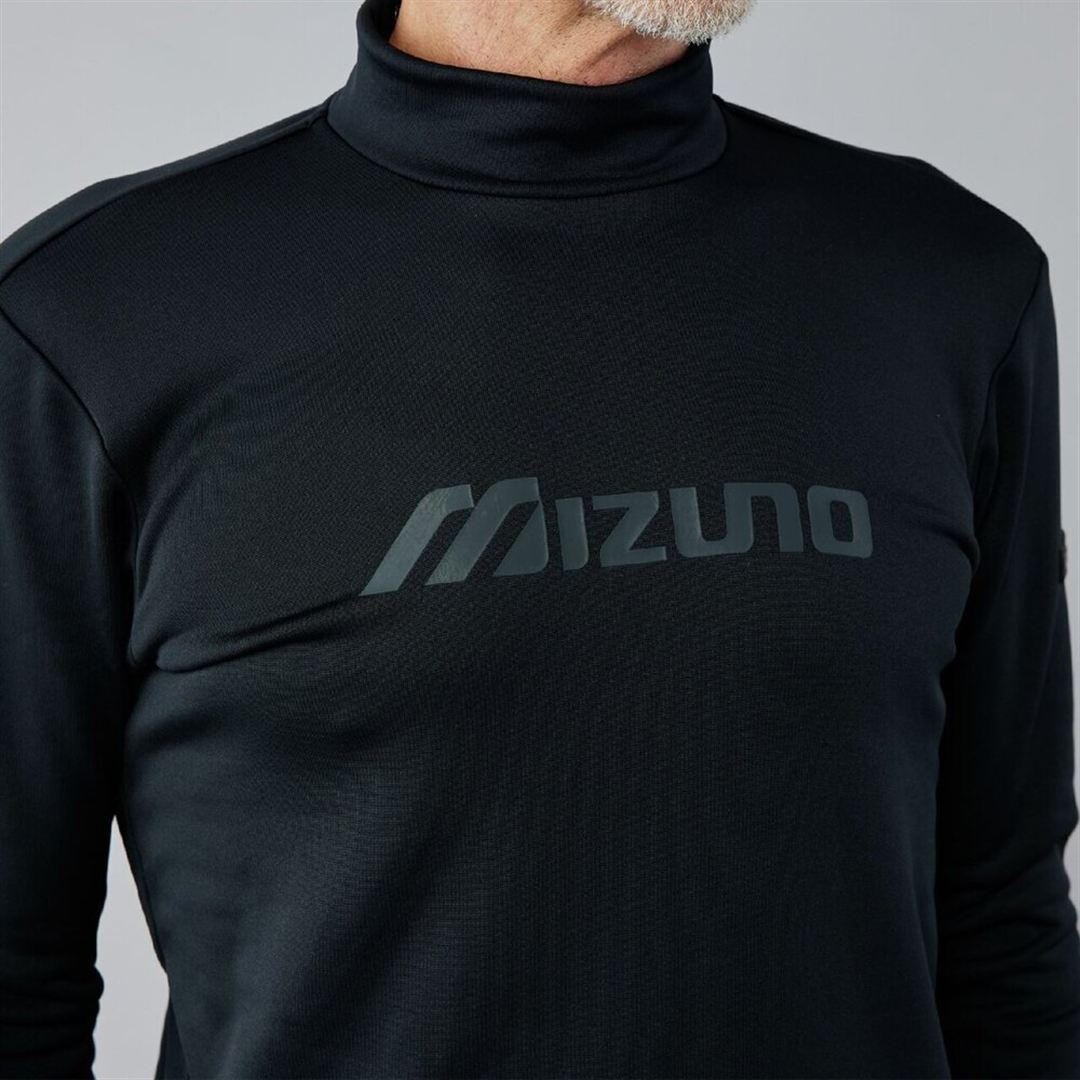 MIZUNO POLARTECパワーストレッチ長袖ハイネックシャツ ブラック XL