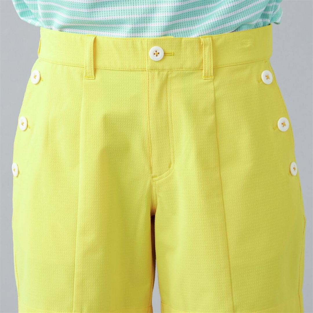 驚2ストレッチサッカーハーフパンツ イエロー XL