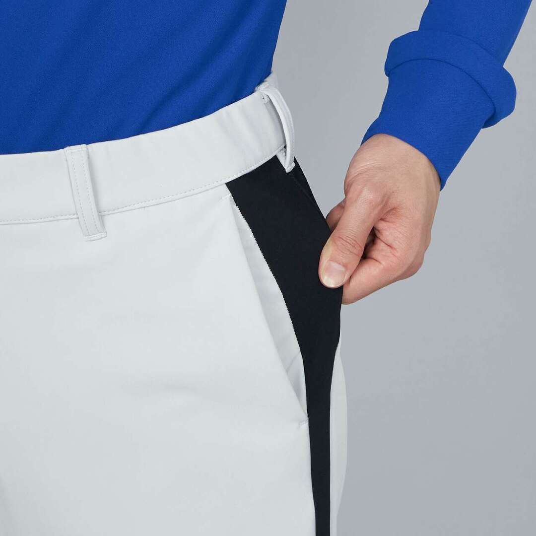 【ストレッチ／防風】ストレッチヒーローテックシールドパンツ オフホワイト×ブラック XL