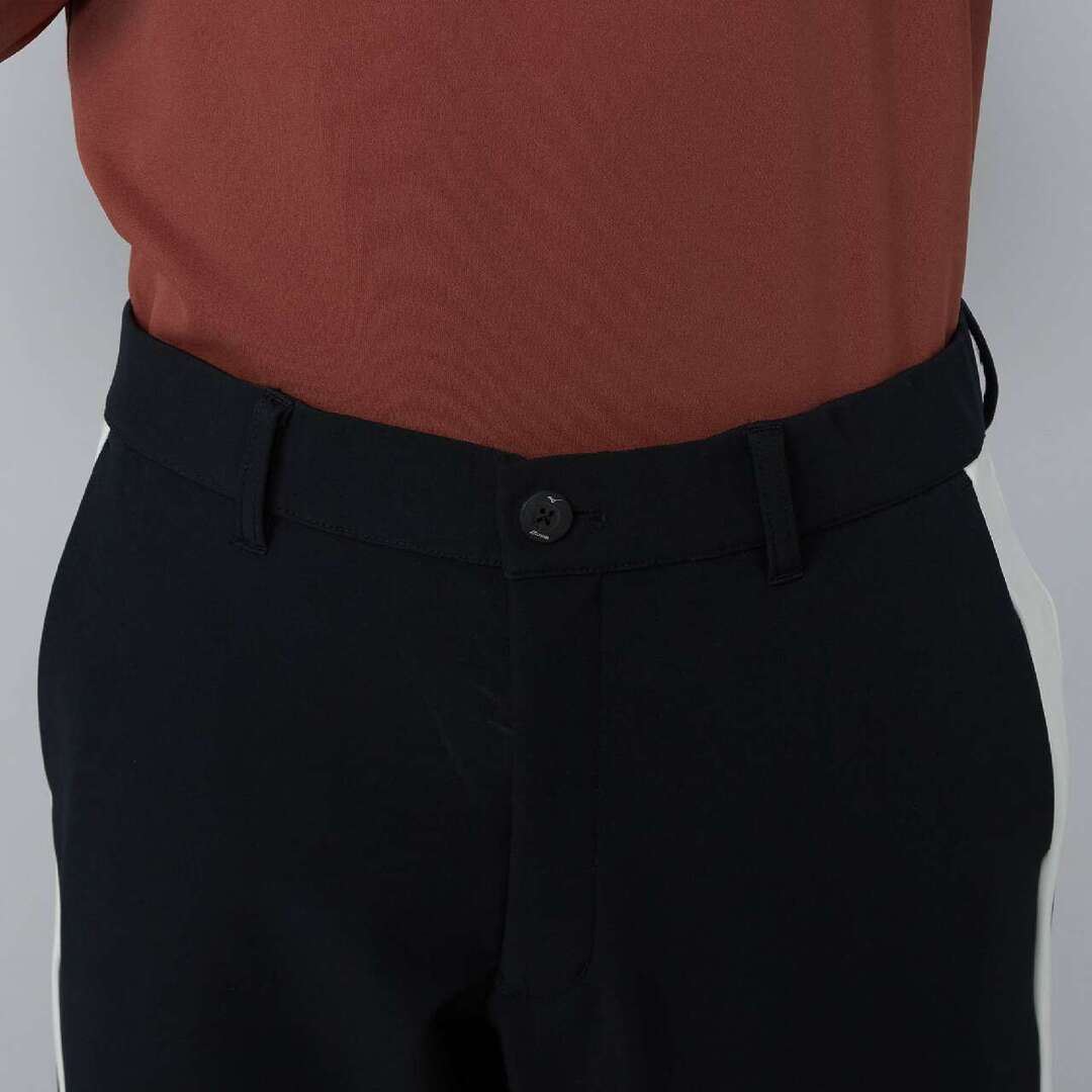 【ストレッチ／防風】ストレッチヒーローテックシールドパンツ ブラック×オフホワイト XL