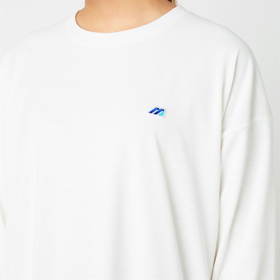 【ミズノ直営限定】モノグラムM Tシャツワンピース ホワイト S