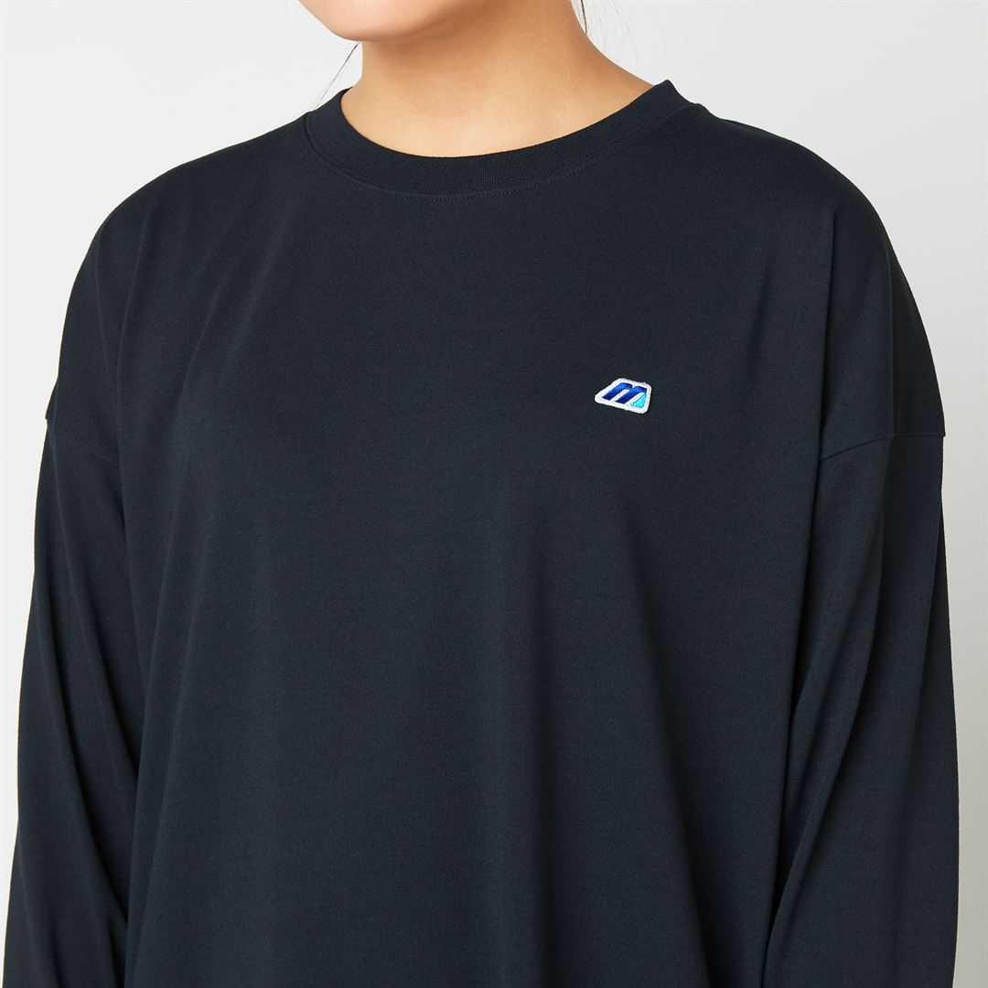 【ミズノ直営限定】モノグラムM Tシャツワンピース ブラック M