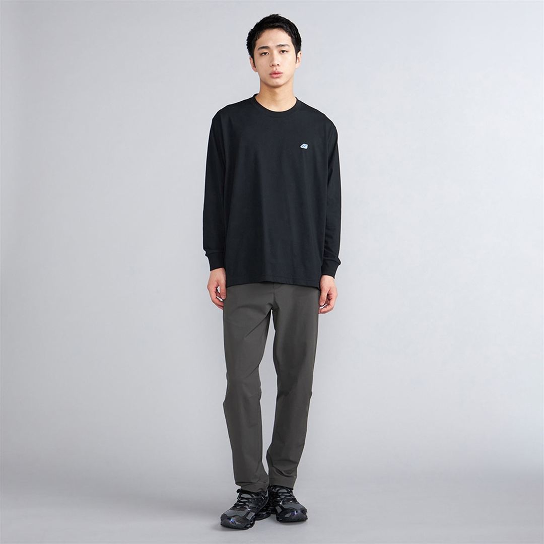 【ミズノ直営限定】モノグラムM Tシャツ長袖 ブラック S