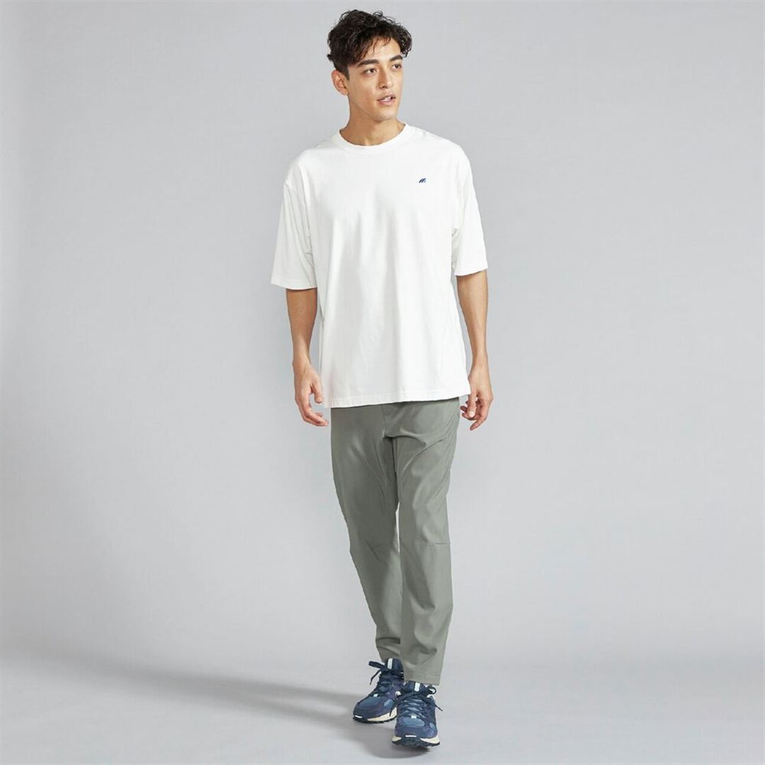 【ミズノ直営限定】モノグラムM5分袖Tシャツ ホワイト S