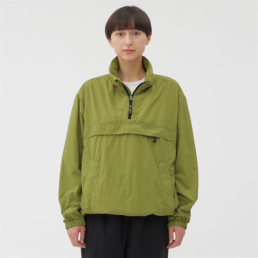 【MARGARET HOWELL】タスランナイロンプルオーバー オリーブ XL