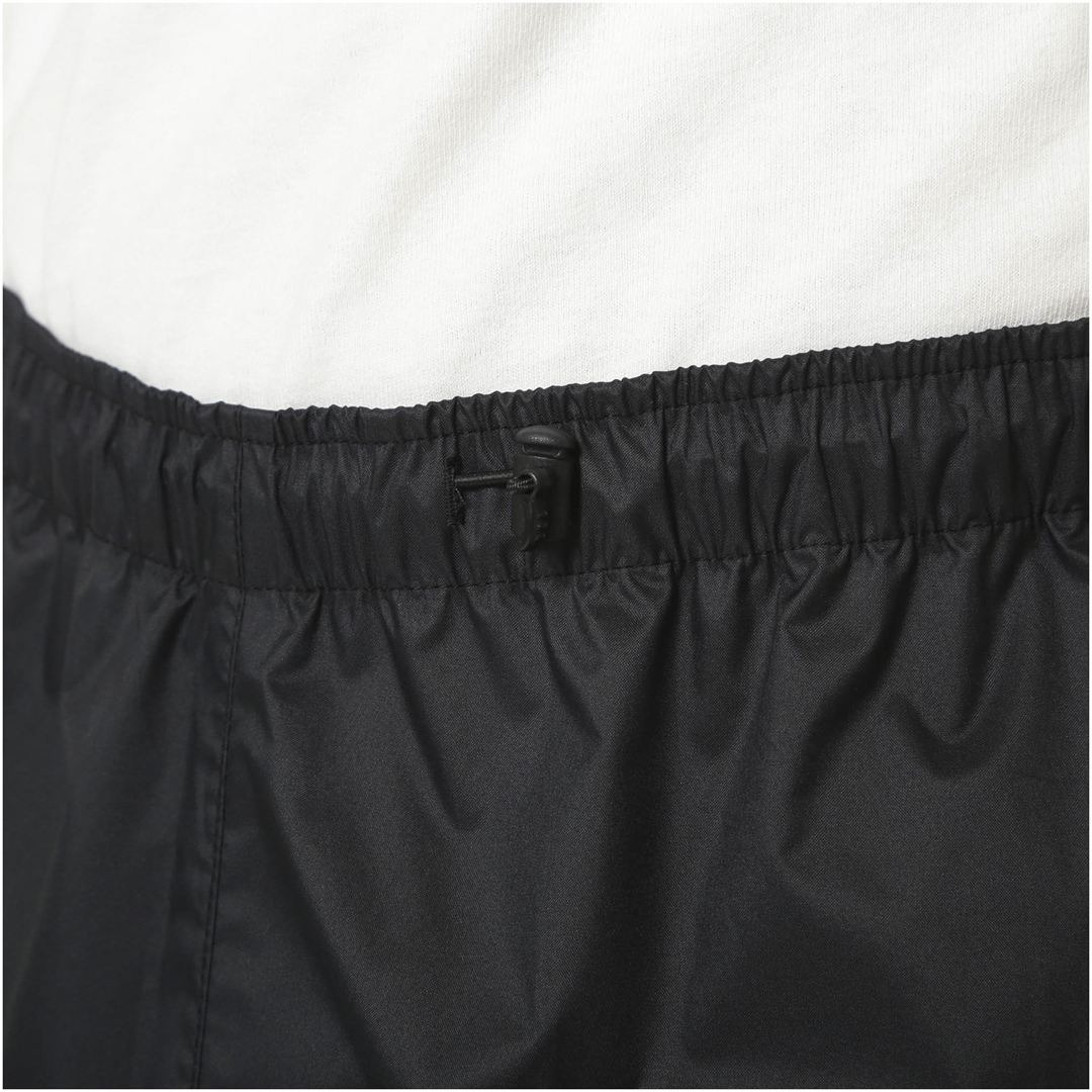 【耐水素材】ベルグテックアクアブロックレインパンツ(防水／収納袋付き) ブラック XS