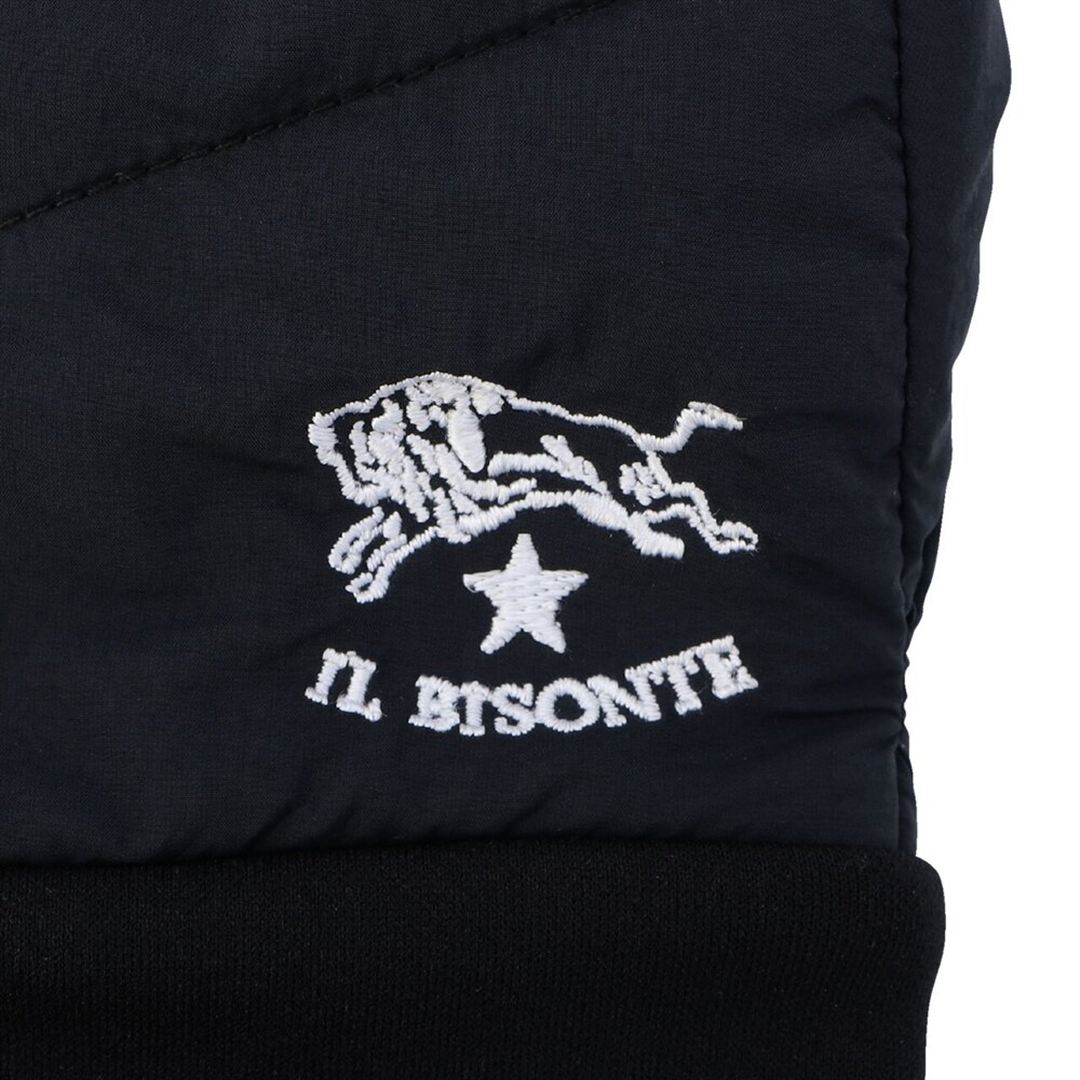 【IL BISONTE／吸湿発熱】WINDSTOPPER プロダクト フィンガーパデットミトン ウルフベージュ S-M