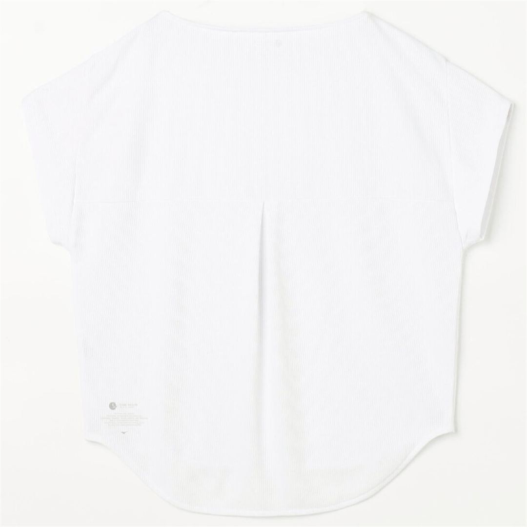 【汗処理／通気】ドライエアロフローアクティブTシャツ ホワイト S