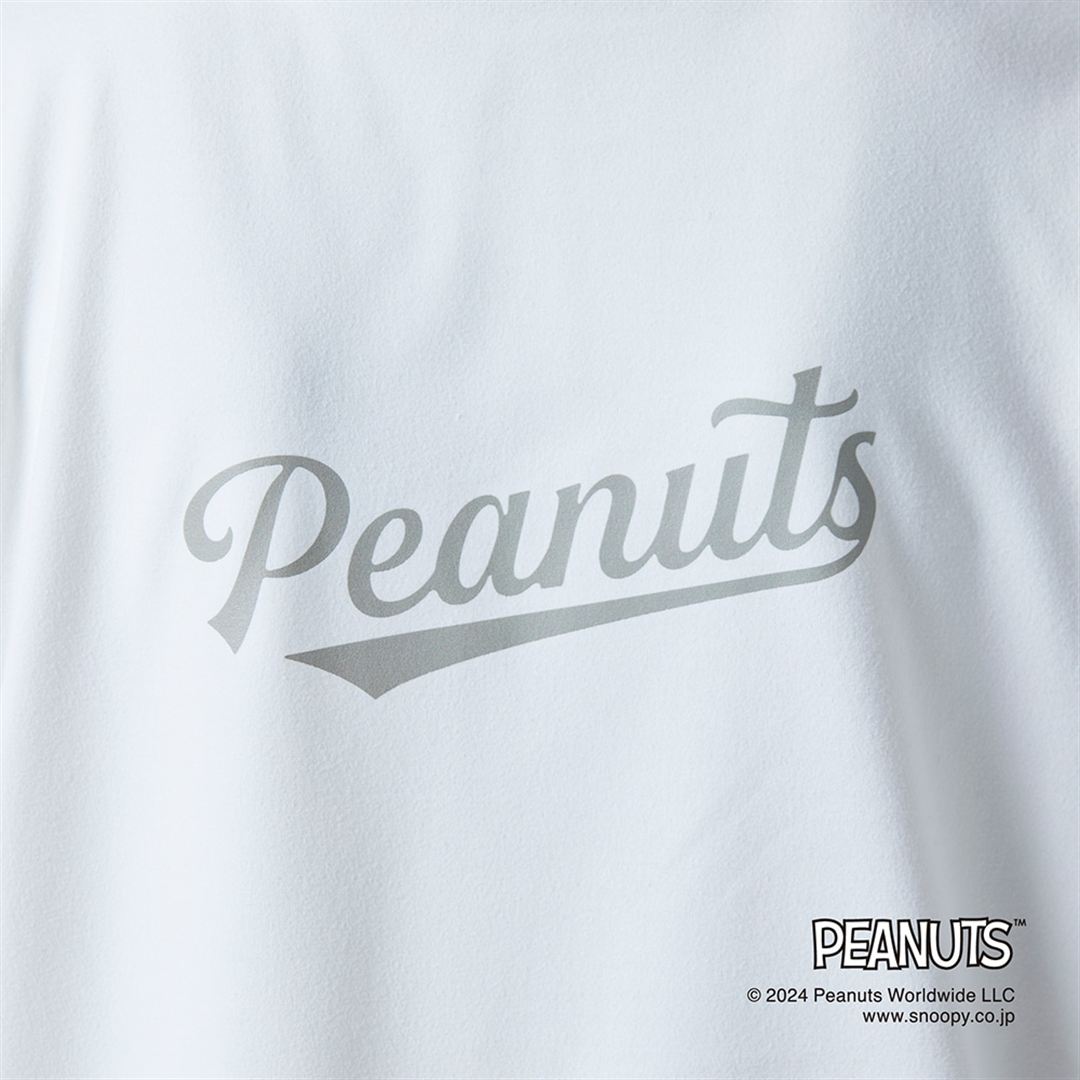【PEANUTS】リサイクルポリエステルTシャツ マシュマロホワイト 130