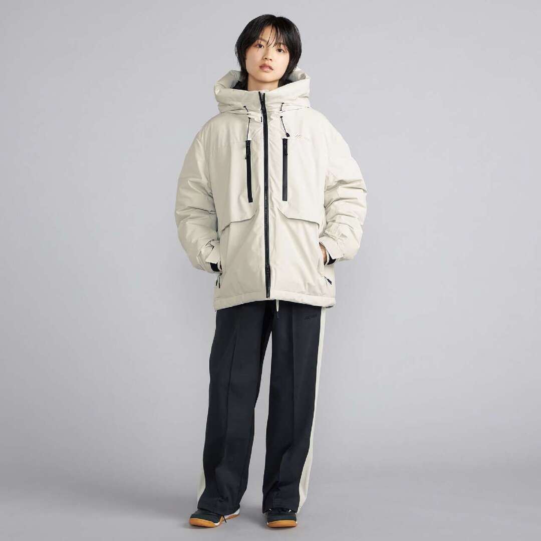 【吸湿発熱】WINDSTOPPER ダウラギリライトダウンジャケット ライトベージュ XL
