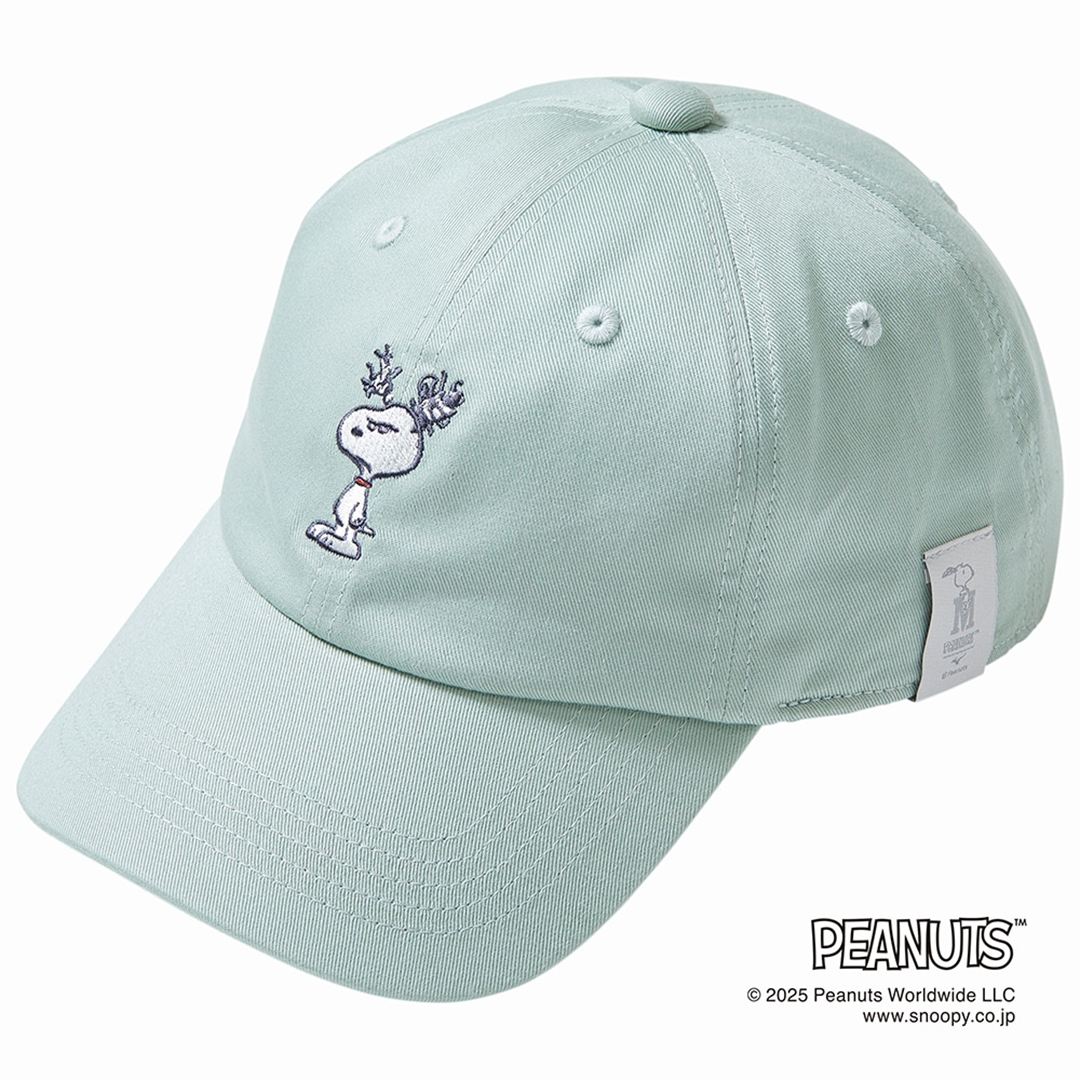 【PEANUTS】キャップ アイスバーググリーン
