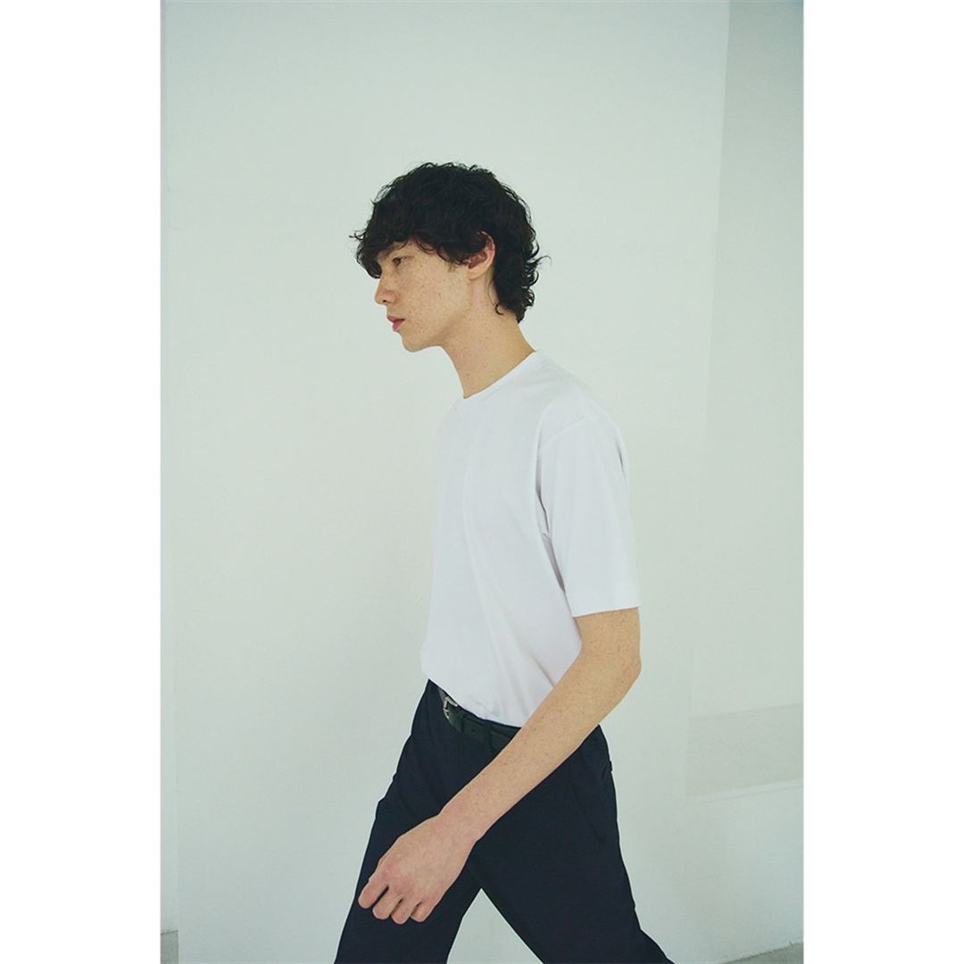 【EDIFICE】ダイナモーションフィット 2-PACK Tシャツ ブラック×ホワイト S