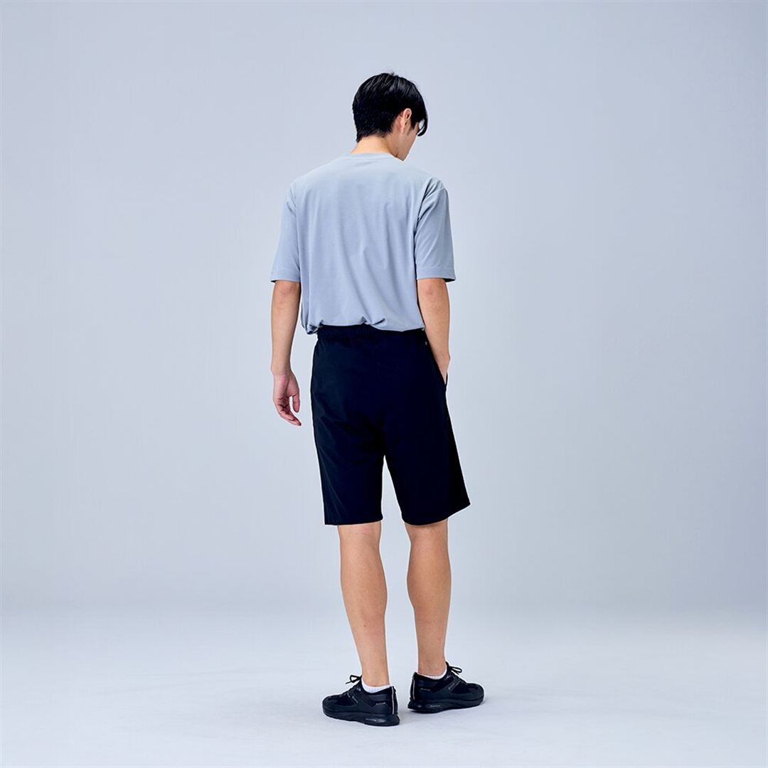 ハイストレッチ ハーフパンツ ブラック XL